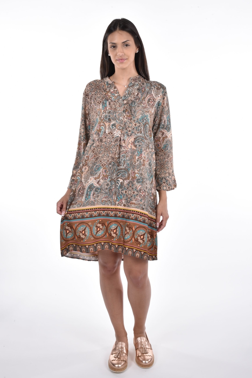 Ferryland Dress midi printed