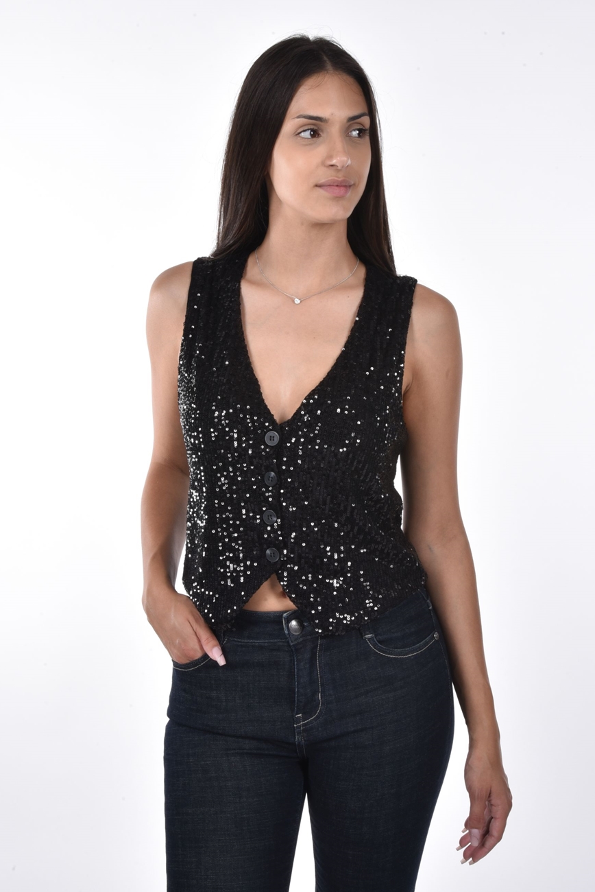 Muze Vest sequins