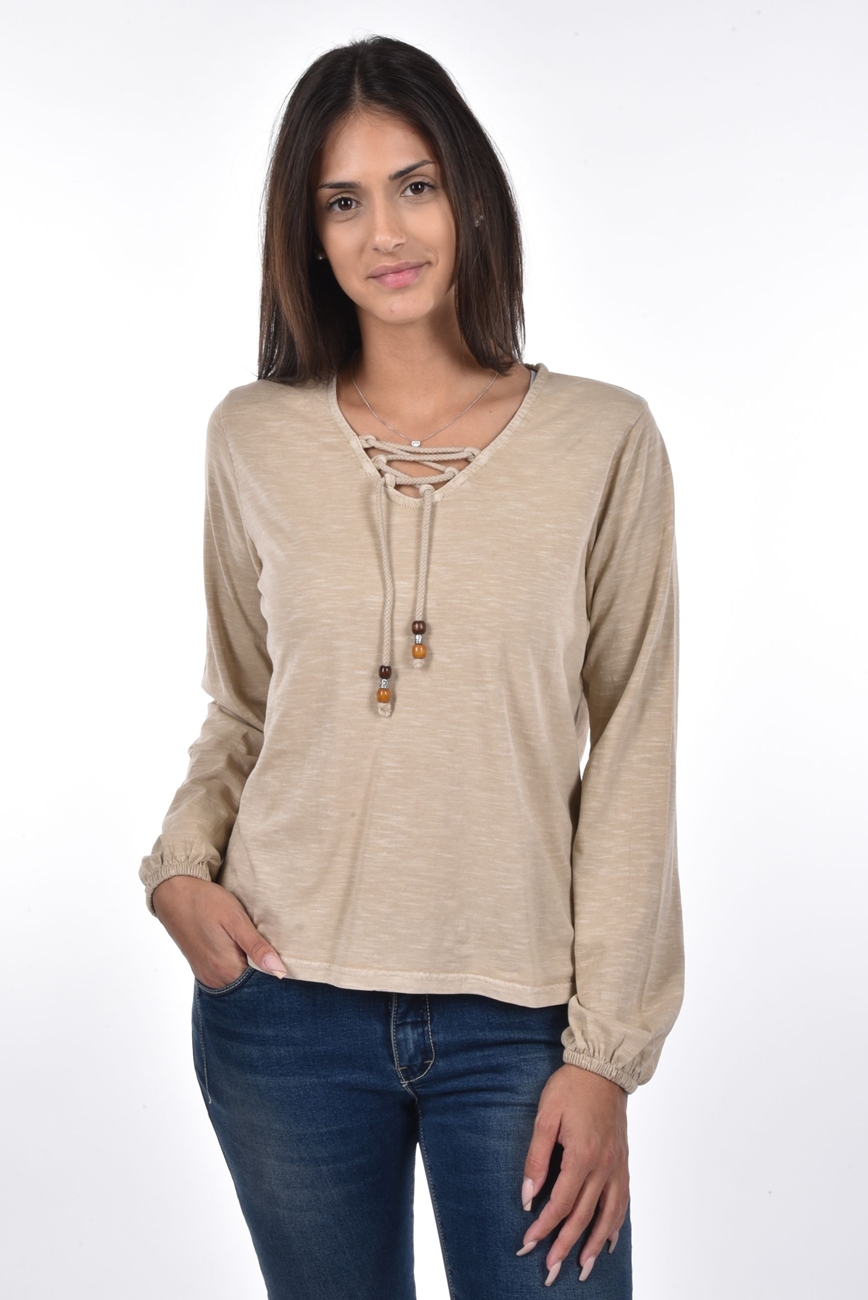 Noora T-Shirt long sleeve strings