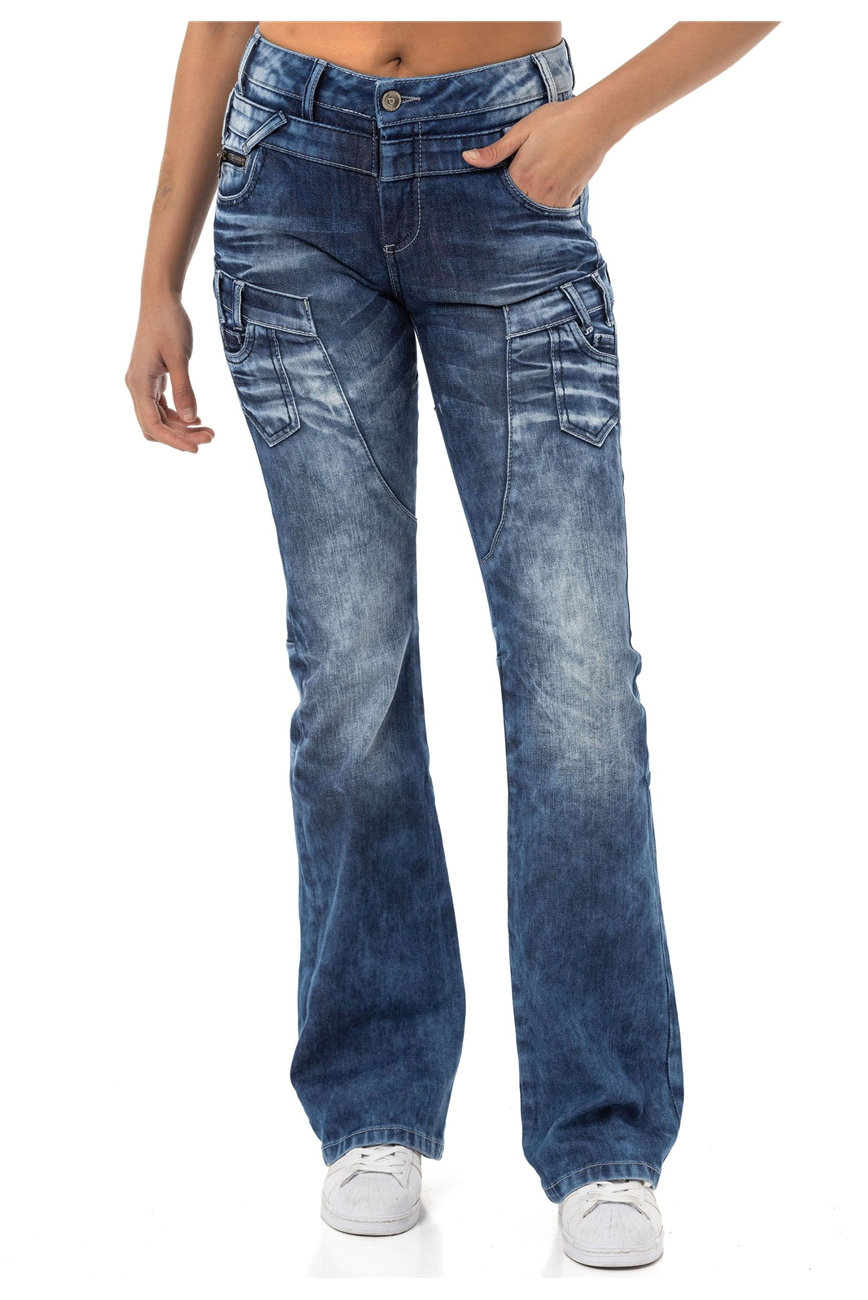 Jeans double waistband