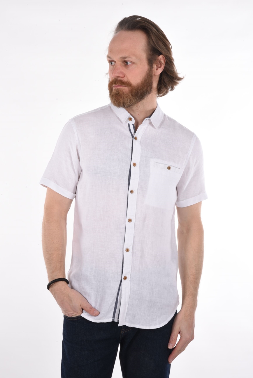 Masilo Shirt short sleeves linen