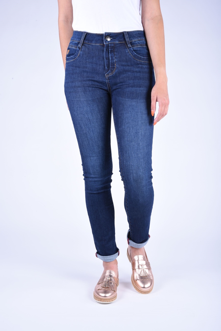 Jenny Straight Cut high waist stretch denim