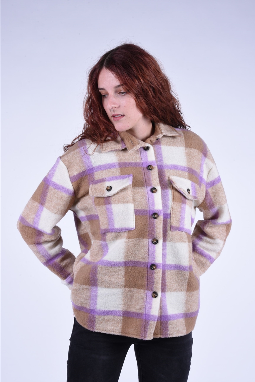Jamely Shirt Jacket chequered
