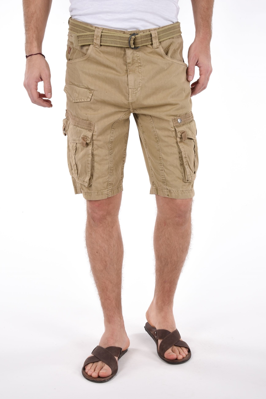 Pines Cargo Shorts herring bone