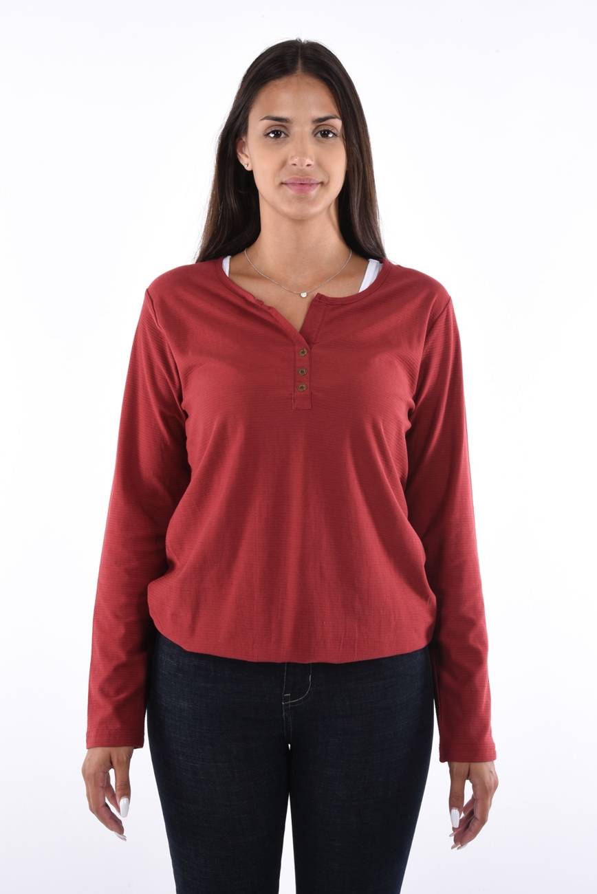 Navanita T-Shirt long sleeves solid