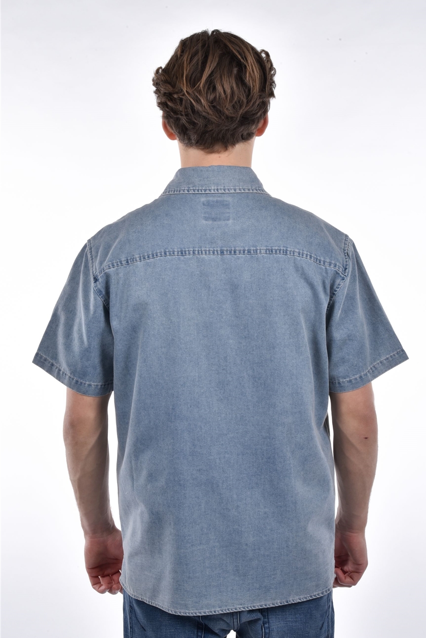 Sergio Shirt loose fit denim