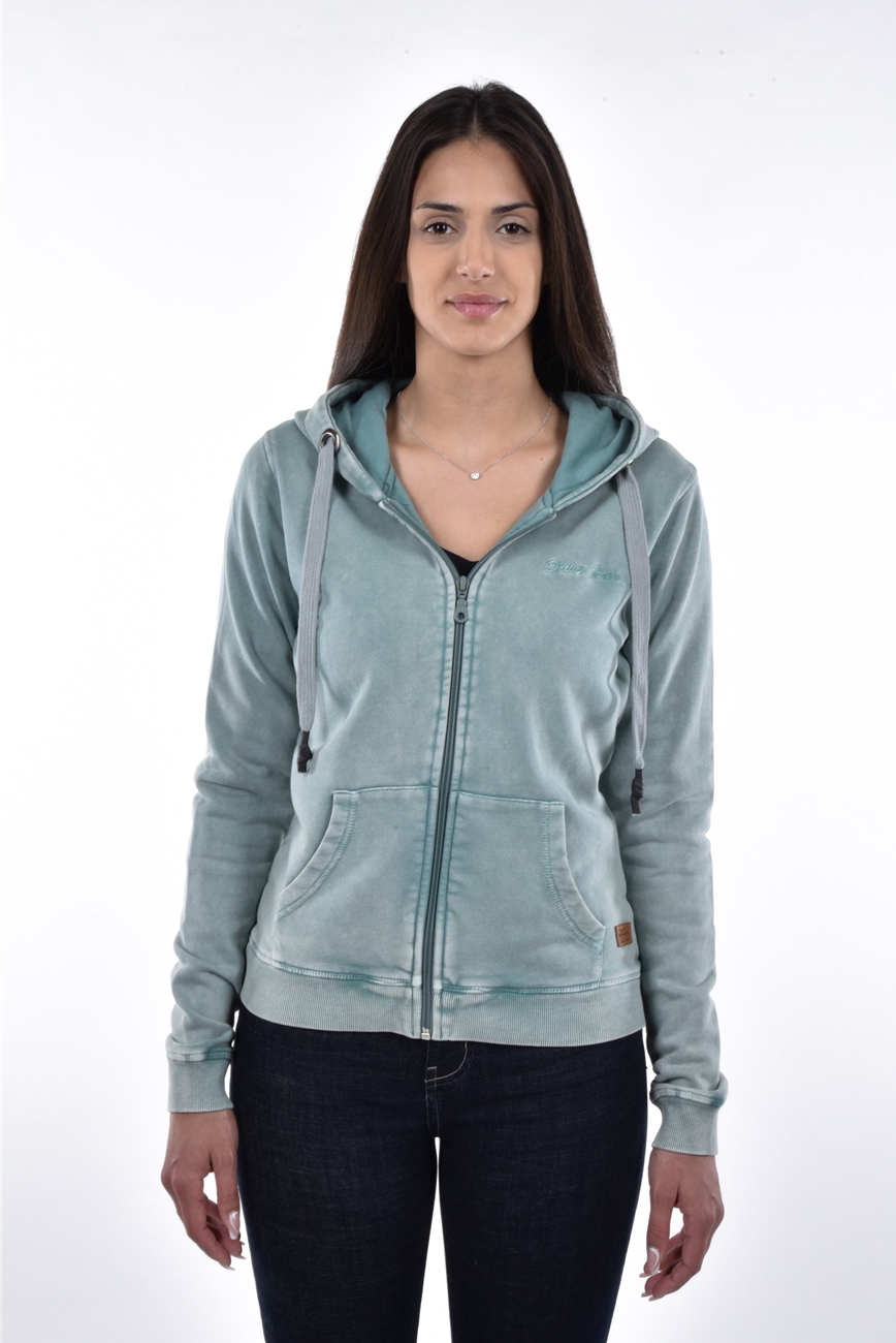 Nilas Sweat Jacket enzyme wash