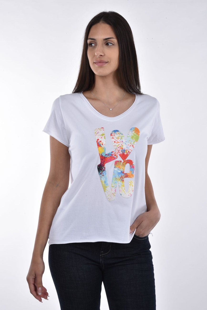 Maid T-Shirt print love