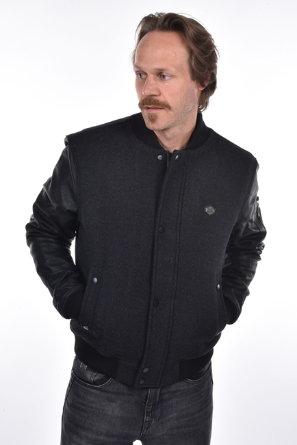 Sebastian Baseball Jacket wool