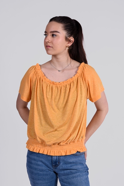 Nele Top short sleeves cropped