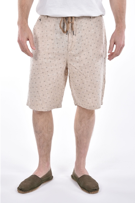 Monaco Shorts printed linen
